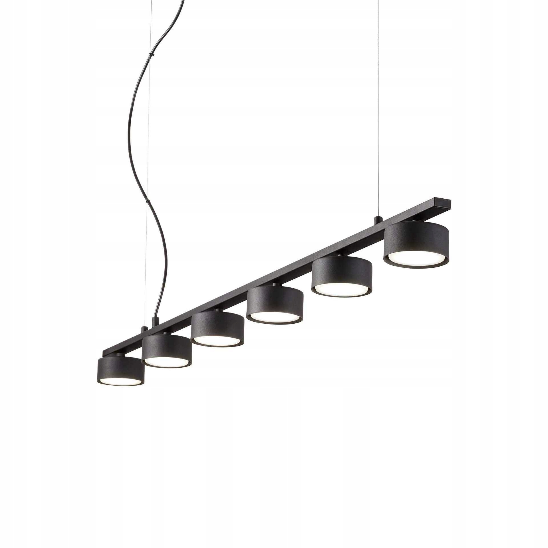 Závěsné svítidlo Ideal Lux Minor Linear SP6 GX53 6x15W černé 115cm