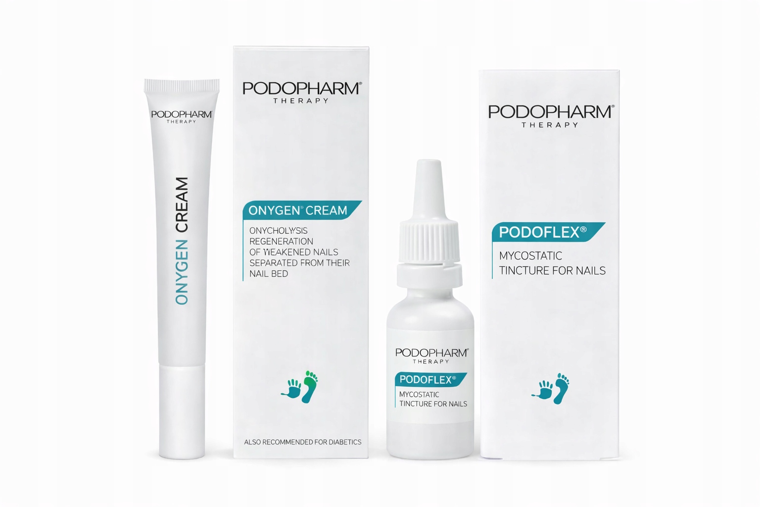 Zestaw Mykostatyczna tinktura i Onygen krem grzybica onycholiza regeneracja