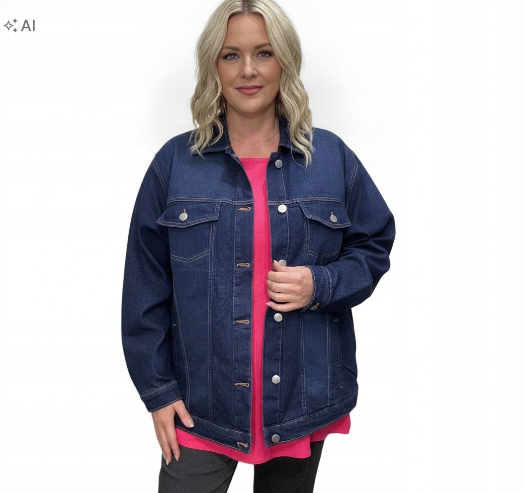 dámská bunda katana jeans oversize 56 58