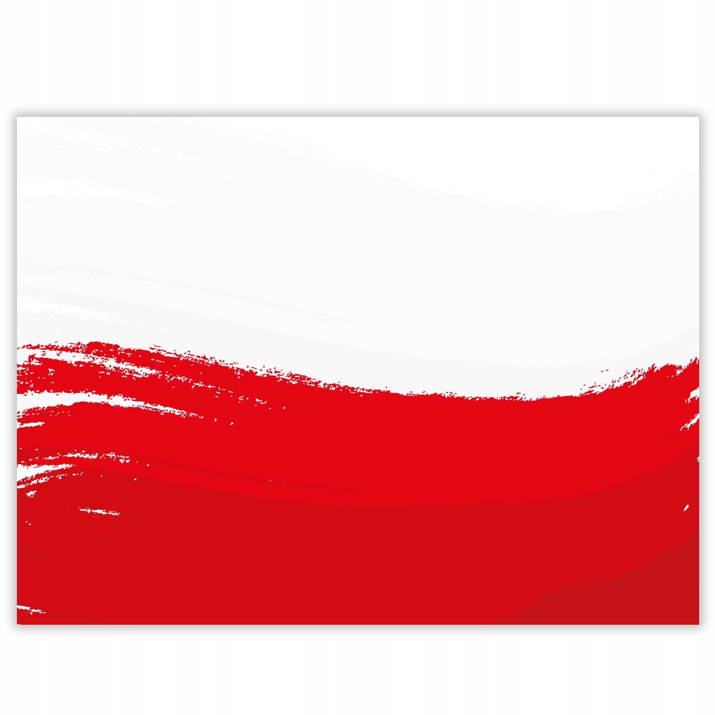 39x29 cm naklejka Flaga Polski na tablicę Adr tir ciągnik auto Patriotyczna