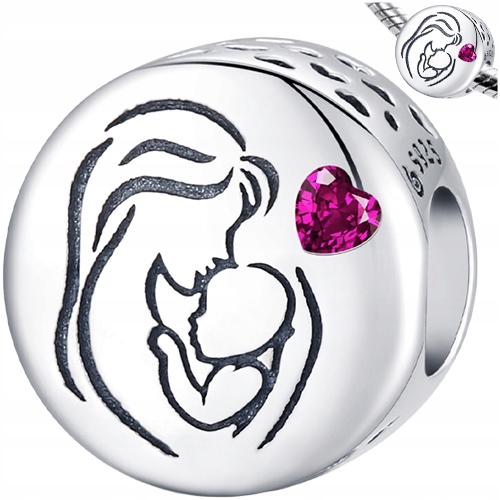 

Charms Matka Z Dzieckiem koralik srebro pr 925