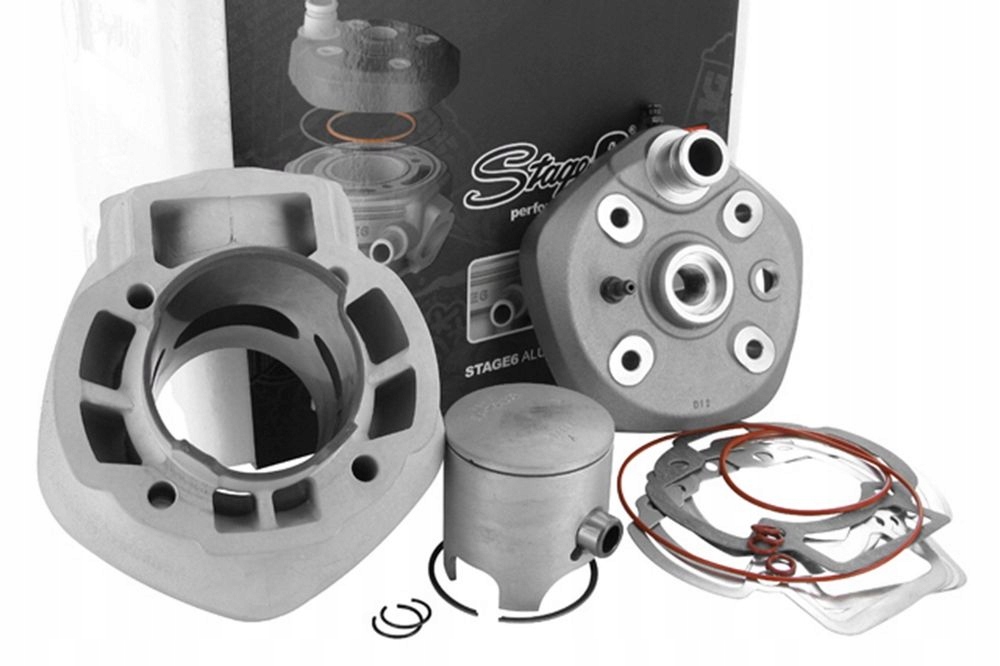 モカページ★stage6-9、10-12、pen Cylinder Kit Stage6 Racing MKII 70cm3 12mm Minarelli Horizontal Lc