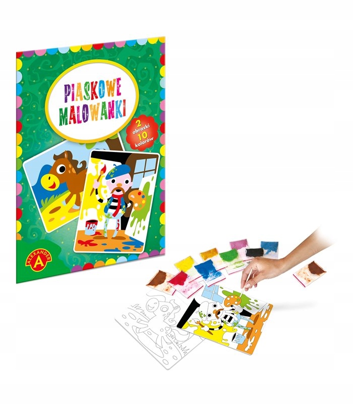 

Piaskowe obrazki: Konik Malowanie piaskiem Zestaw