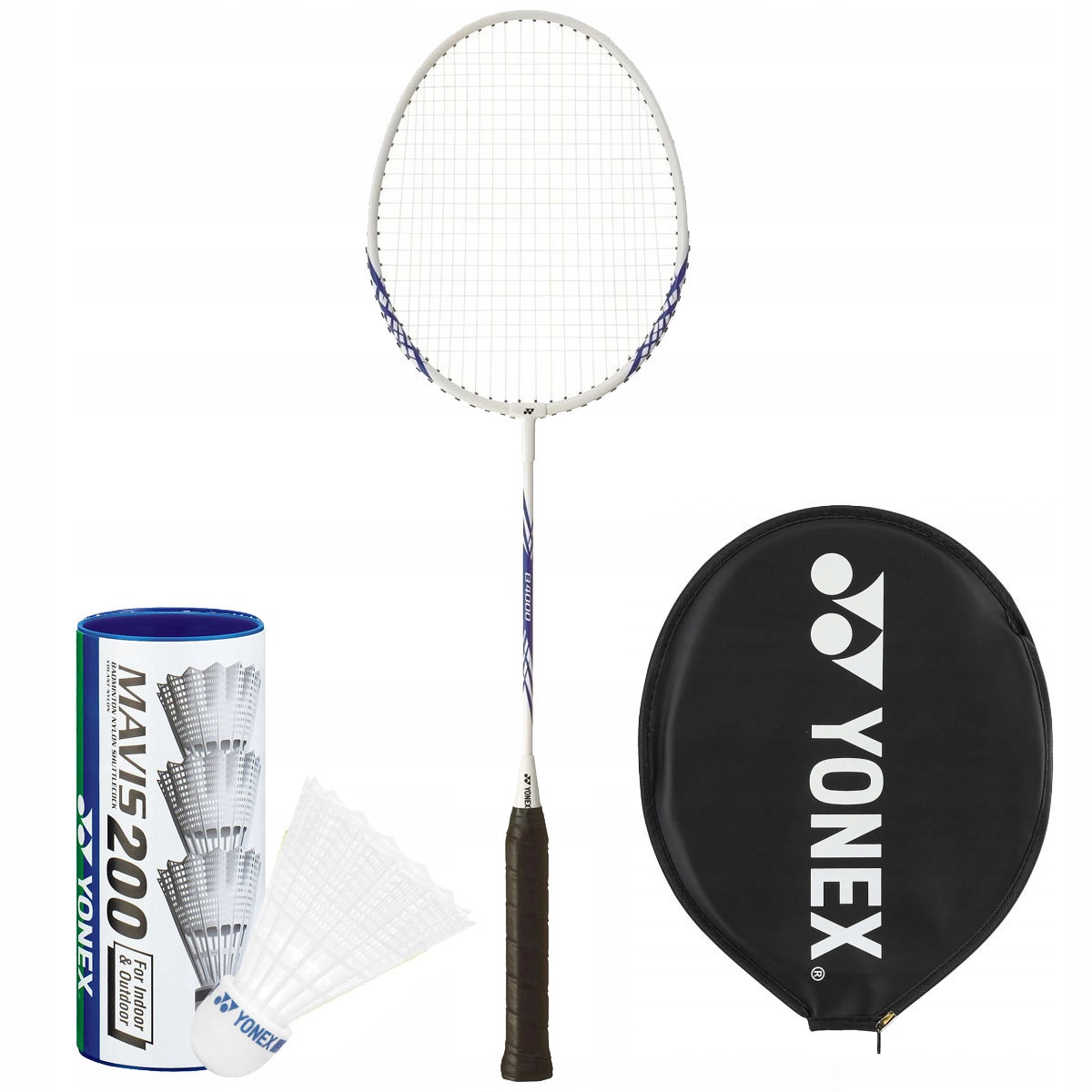Rakieta do badmintona Yonex B-4000 White 3 lotki Yonex