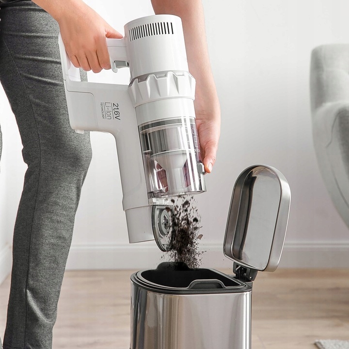 Odkurzacz pionowy Sencor SVC 7522WH 2w1 3 MOCE SSANIA 2200 mAh 45min Zasilanie akumulatorowe