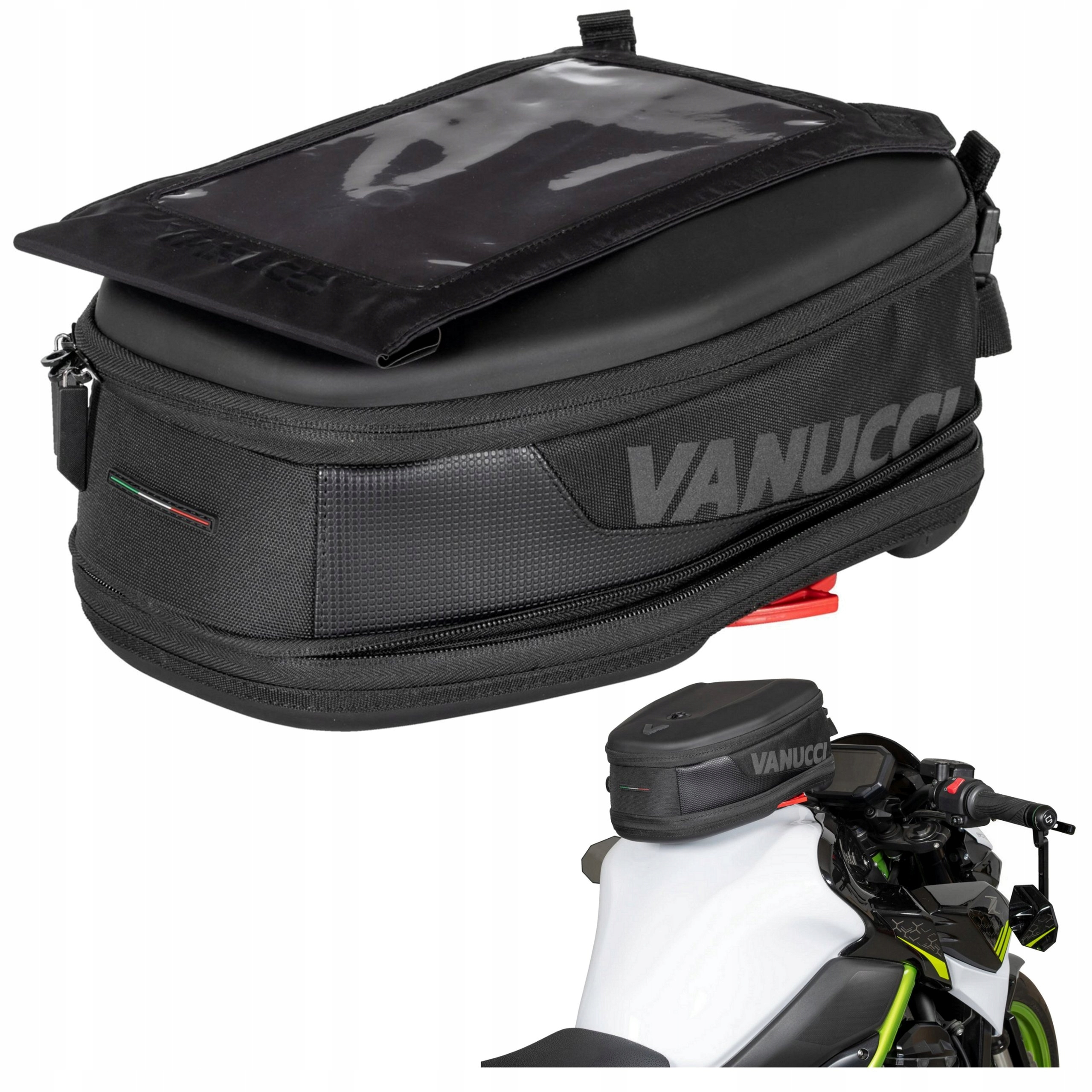 Motocyklová Taška Na Nádrž Tank Bag (tankbag) Tanklock Vanucci 5-8 L