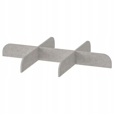 PRZEGRODA DO TACY SZUFLADY SZARA 50x35 cm IKEA