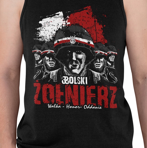 TANK TOP PATRIOTYCZNE POLSKI ŻOŁNIERZ Marka Vexel