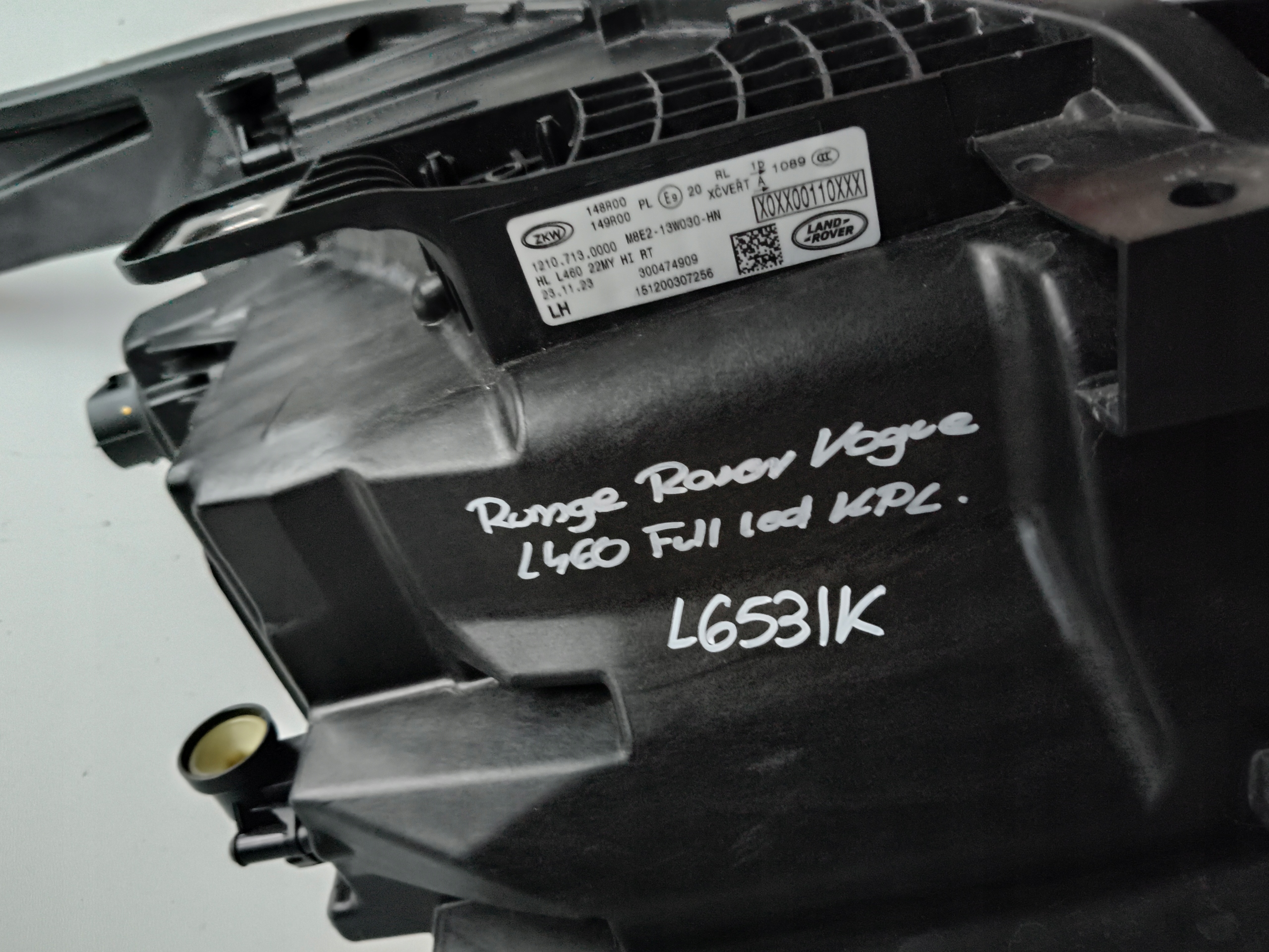 light left REFLEKTOR RANGE ROVER VOGUE L460 22- FULL LED
