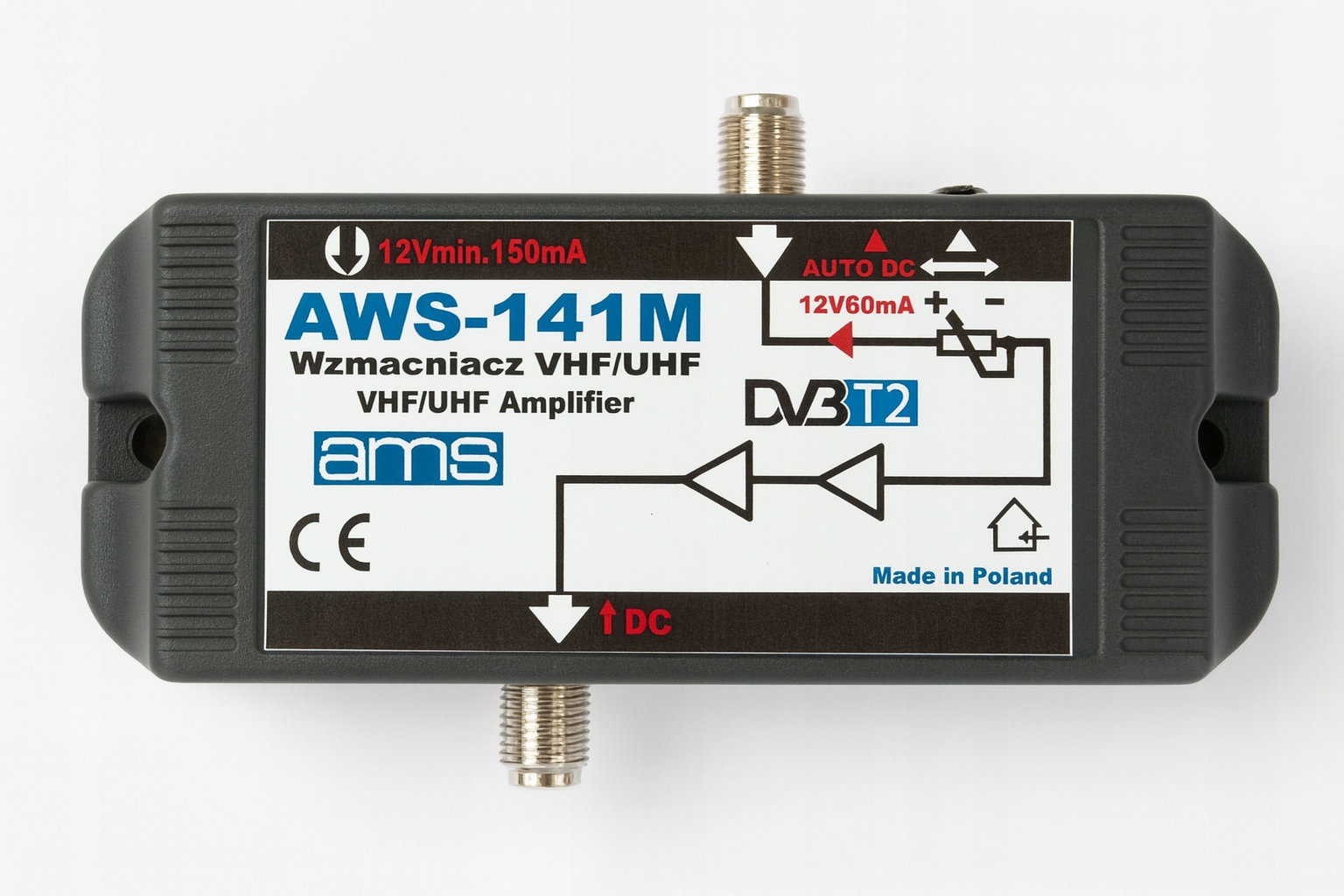 [3szt] Wzmacniacz Ams AWS-141M 87-694Mhz