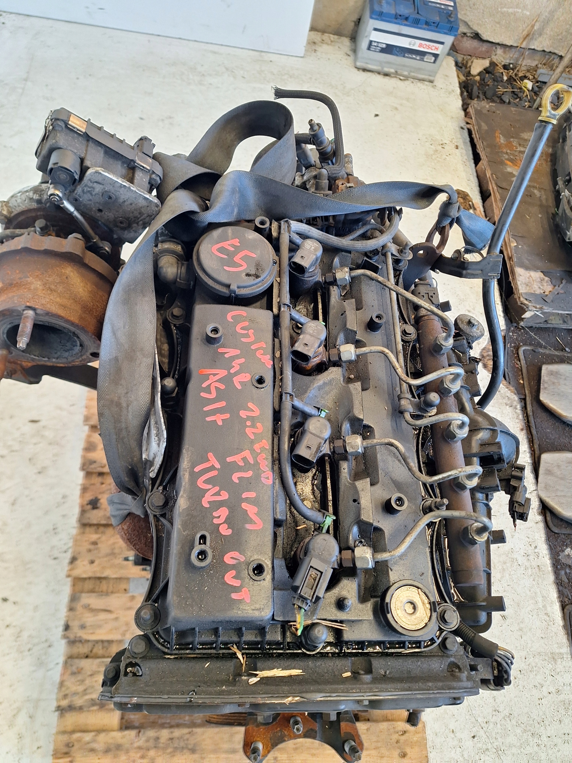 FORD TRANSIT CUSTOM 12-17 engine 2.2 TDCI 101KM FWD EUR 5 DRFF