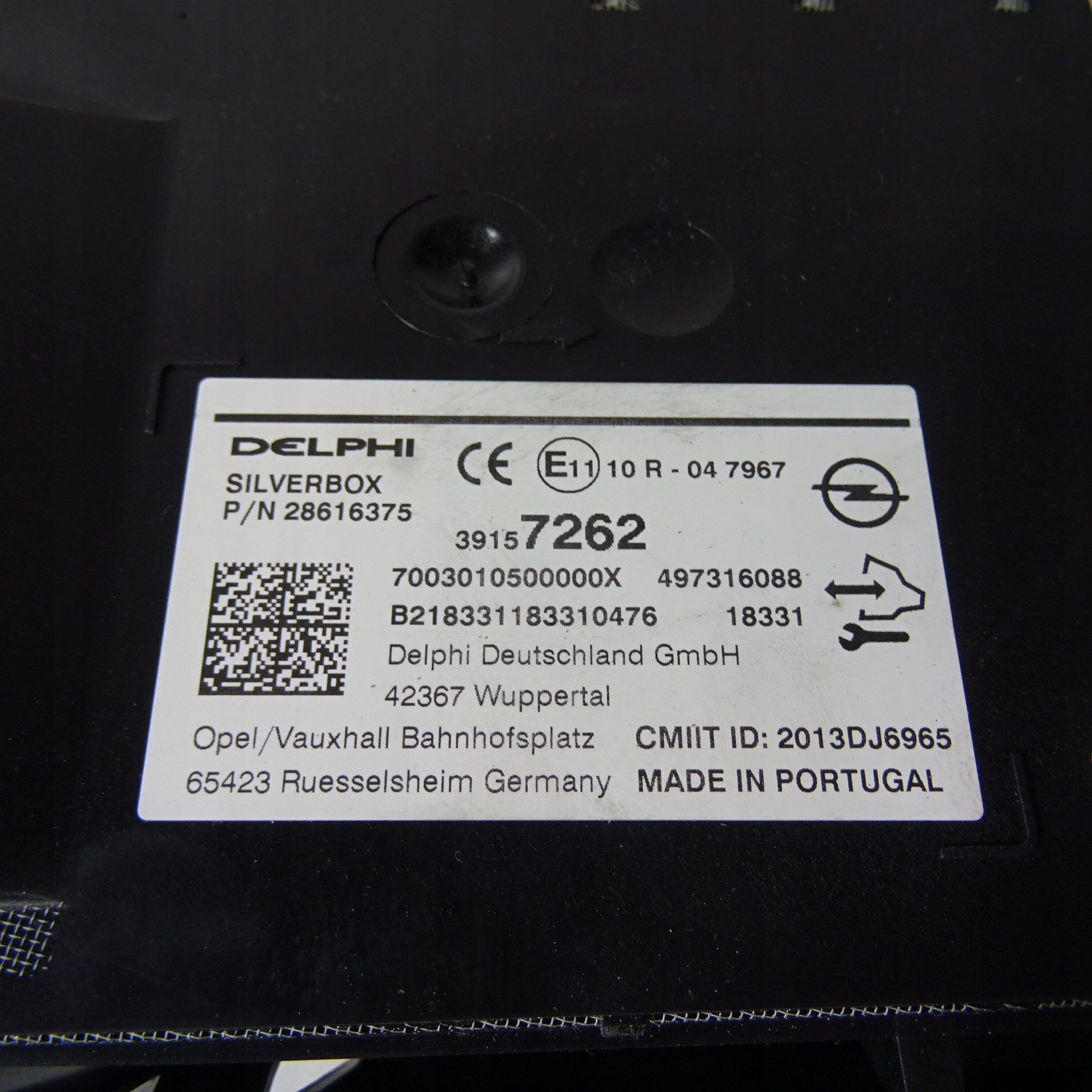 OPEL ASTRA K V RADIO 39157262