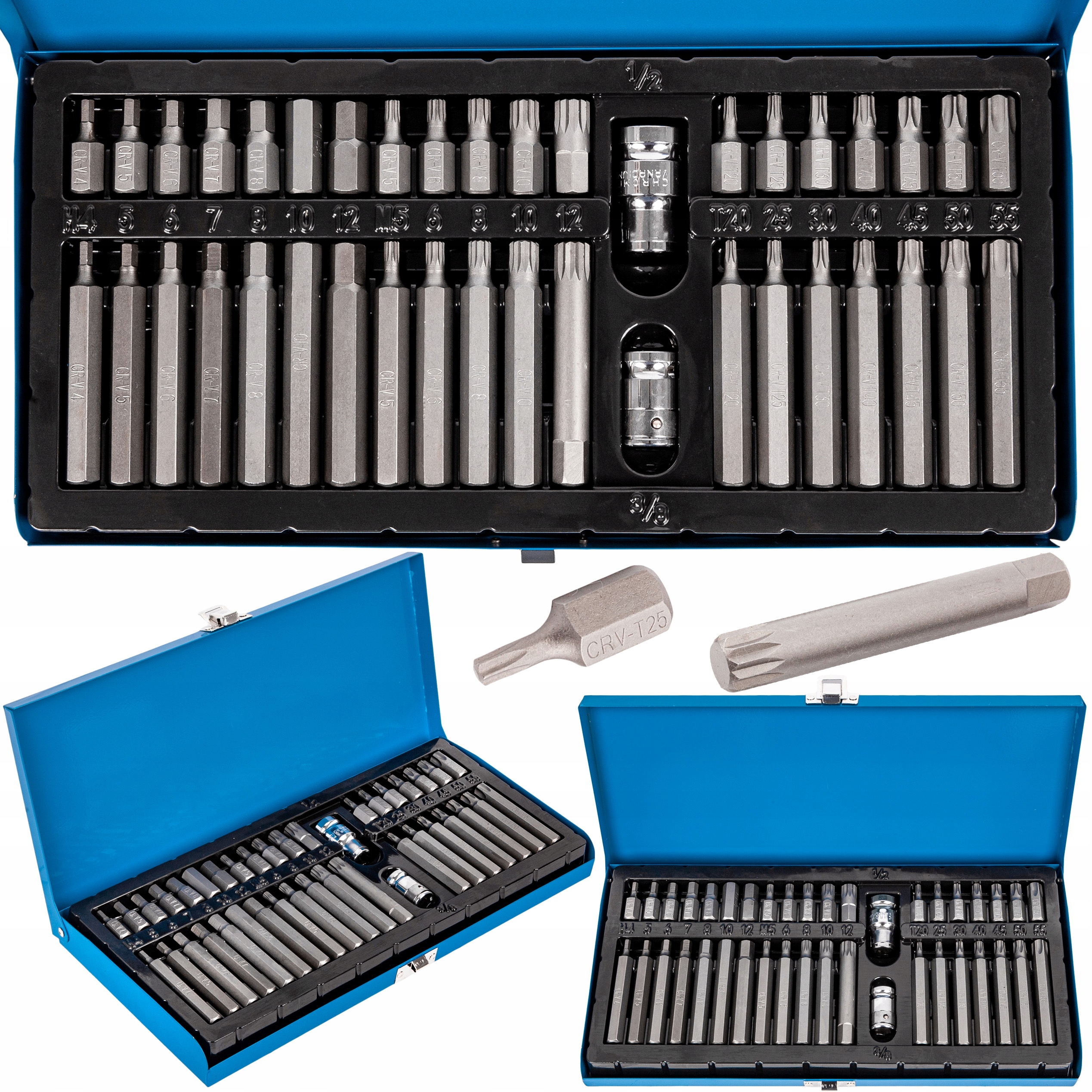 40 el набор битов для ключей TORX HEX SPLINE M