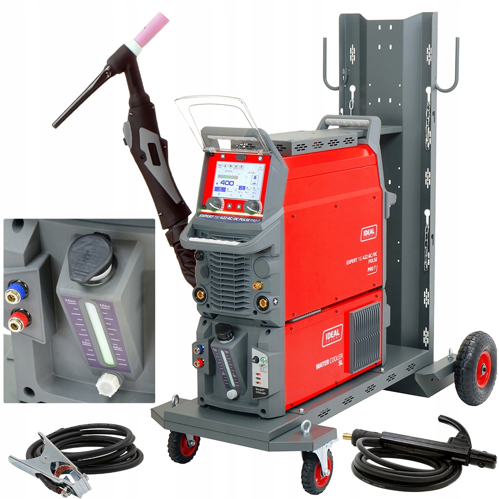 Spawarka inwertorowa Ideal Expert Tig 422 Ac DC 400 A Puls Synergia 2T 4T