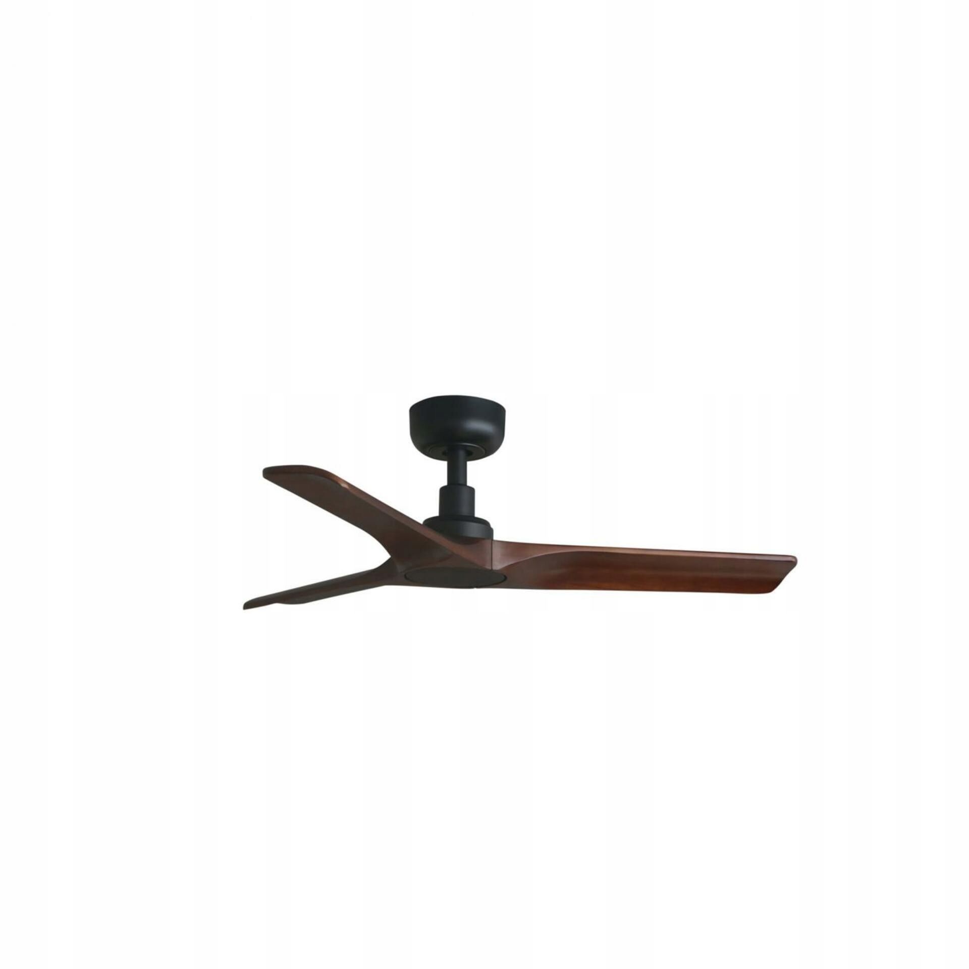 Stropný ventilátor Faro Heywood S čierny/tmavý orech, DC motor, 13 m²