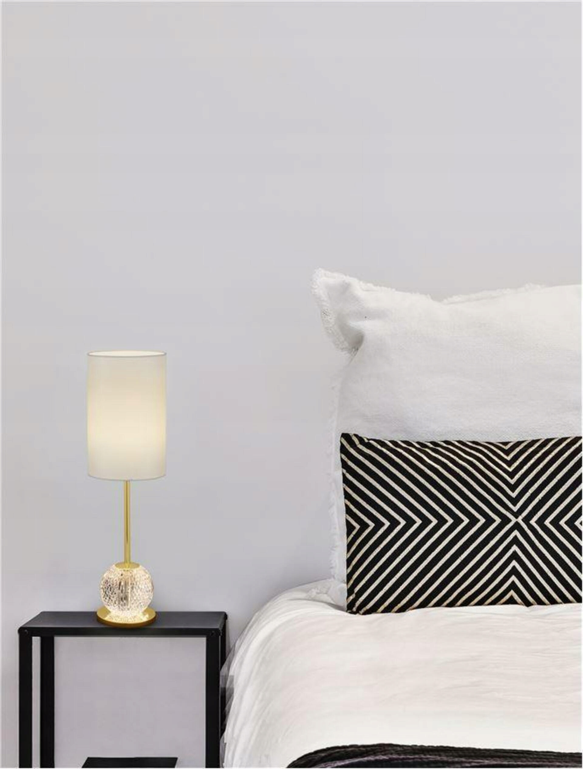 Nova Luce stolná lampa Brillante zlatý hliník a akryl Led 8.8W 230V 3200K I