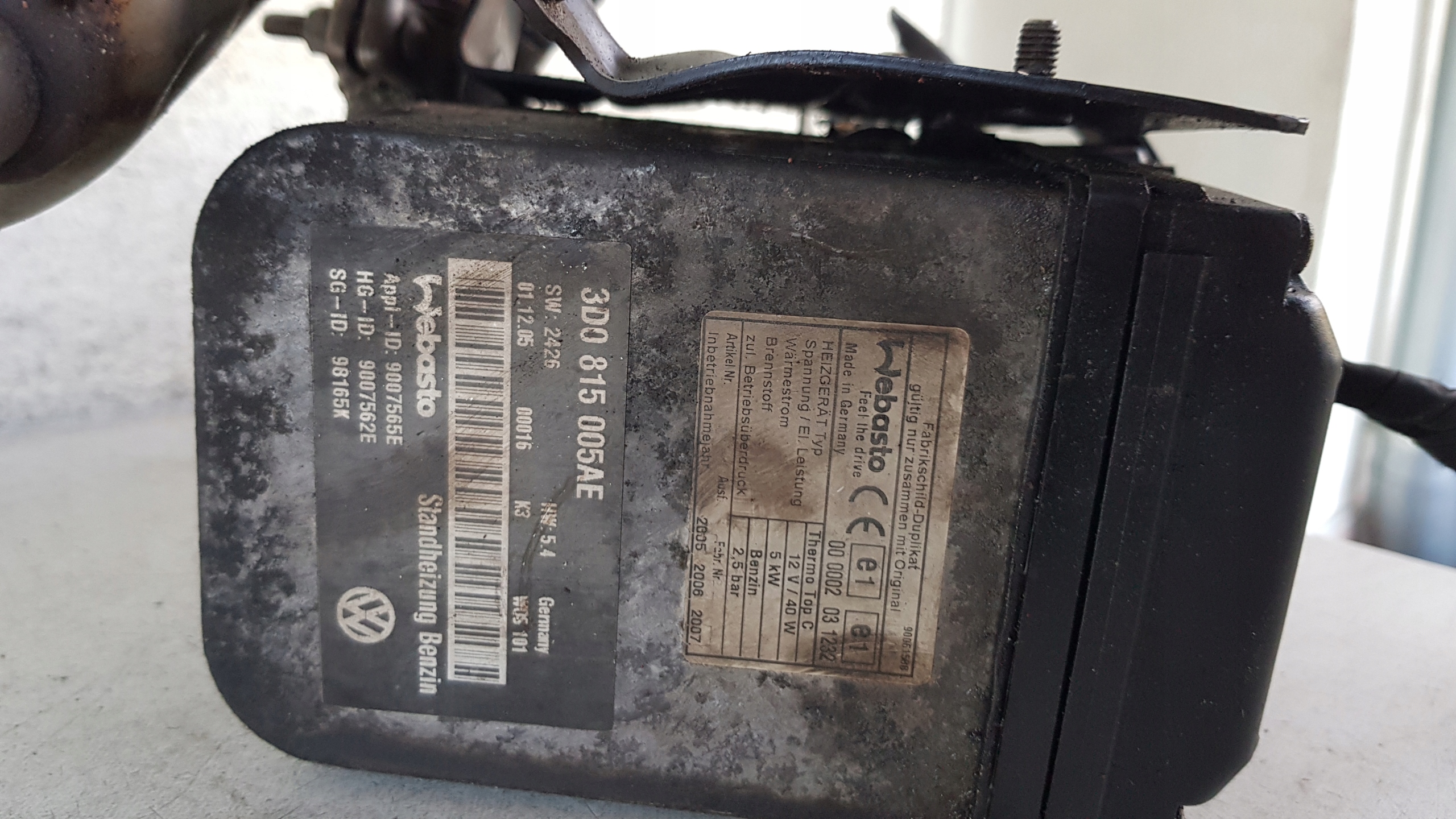 3D0815005AE - WEBASTO VW PHAETON 4.2 V8