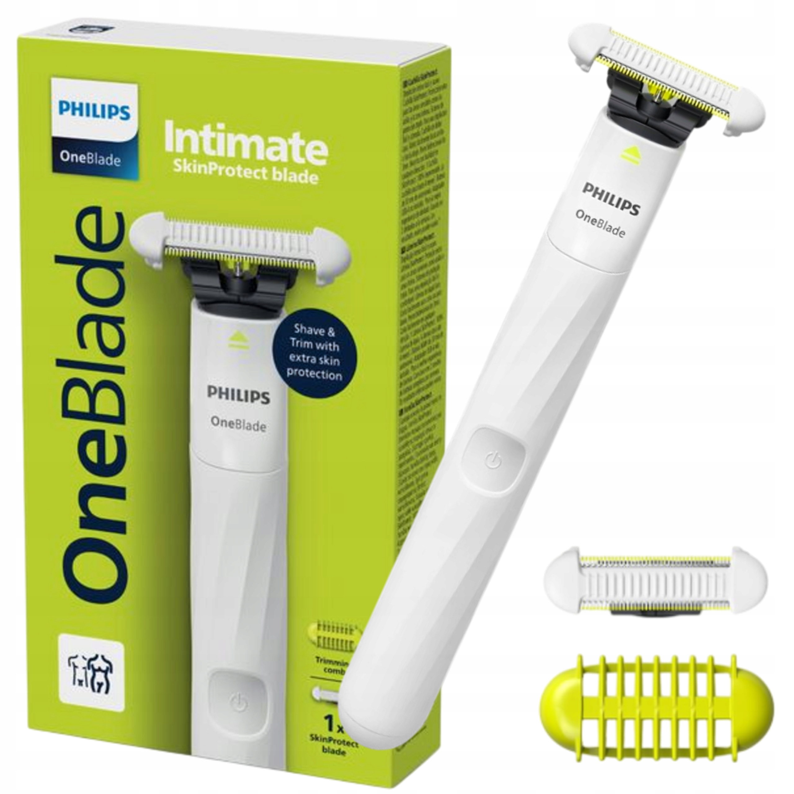 Golarka Philips OneBlade QP1924/22 Damska Intymna Wodoodporna Do Depilacji