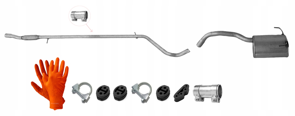 Fiat Panda II 1.3 Mjtd 51 kW (07/2005-2012) Hatchback Trubka Tlumič