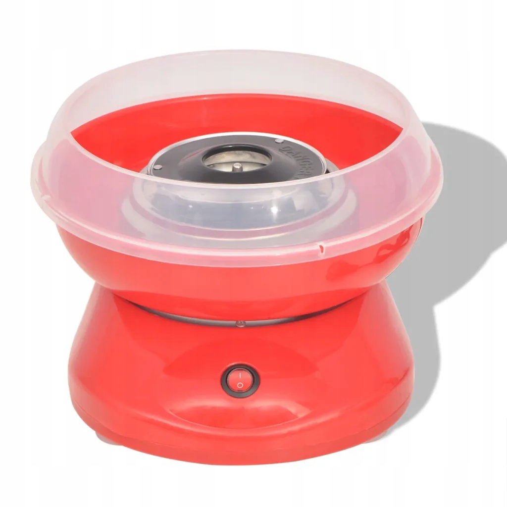 vidaXL Maszynka do waty cukrowej, 480 W, czerwona Marka VidaXL