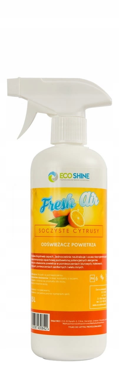 

Eco Shine Fresh Air- 0,5L Soczyste Cytrusy