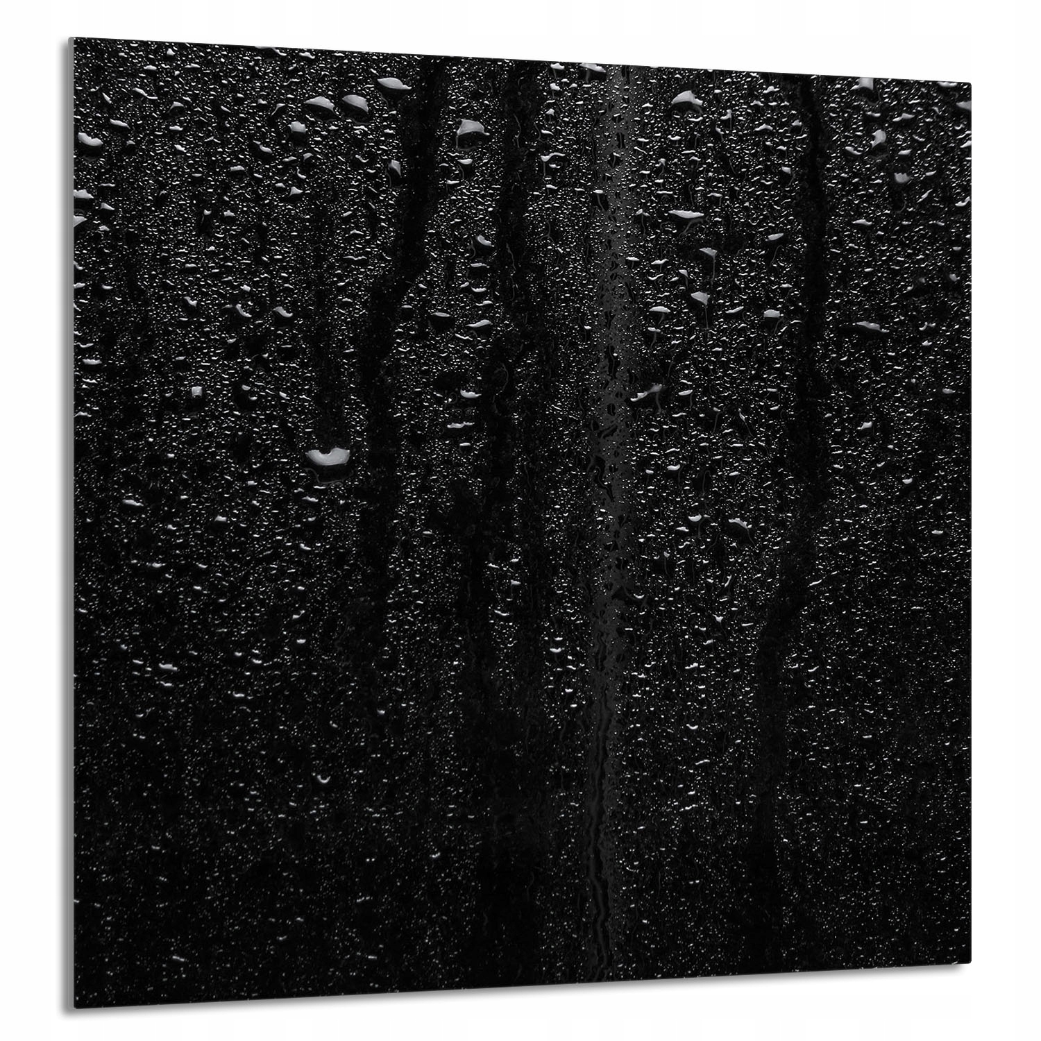 Skleněný Panel Do Kuchyně 60x65 Černé Tvrzené Sklo