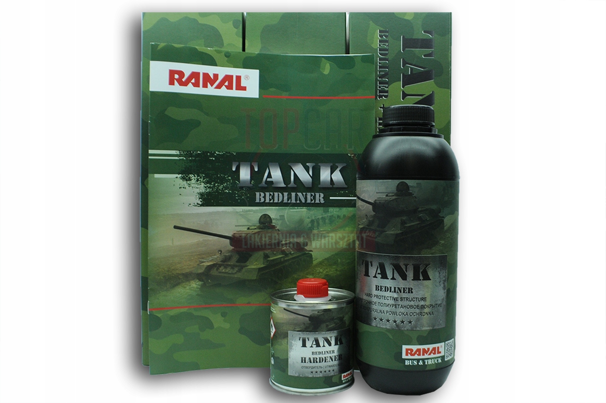 RANAL TANK YAMAHA RAPTOR CZARNY 8szt PISTOLET Packaging Puszka