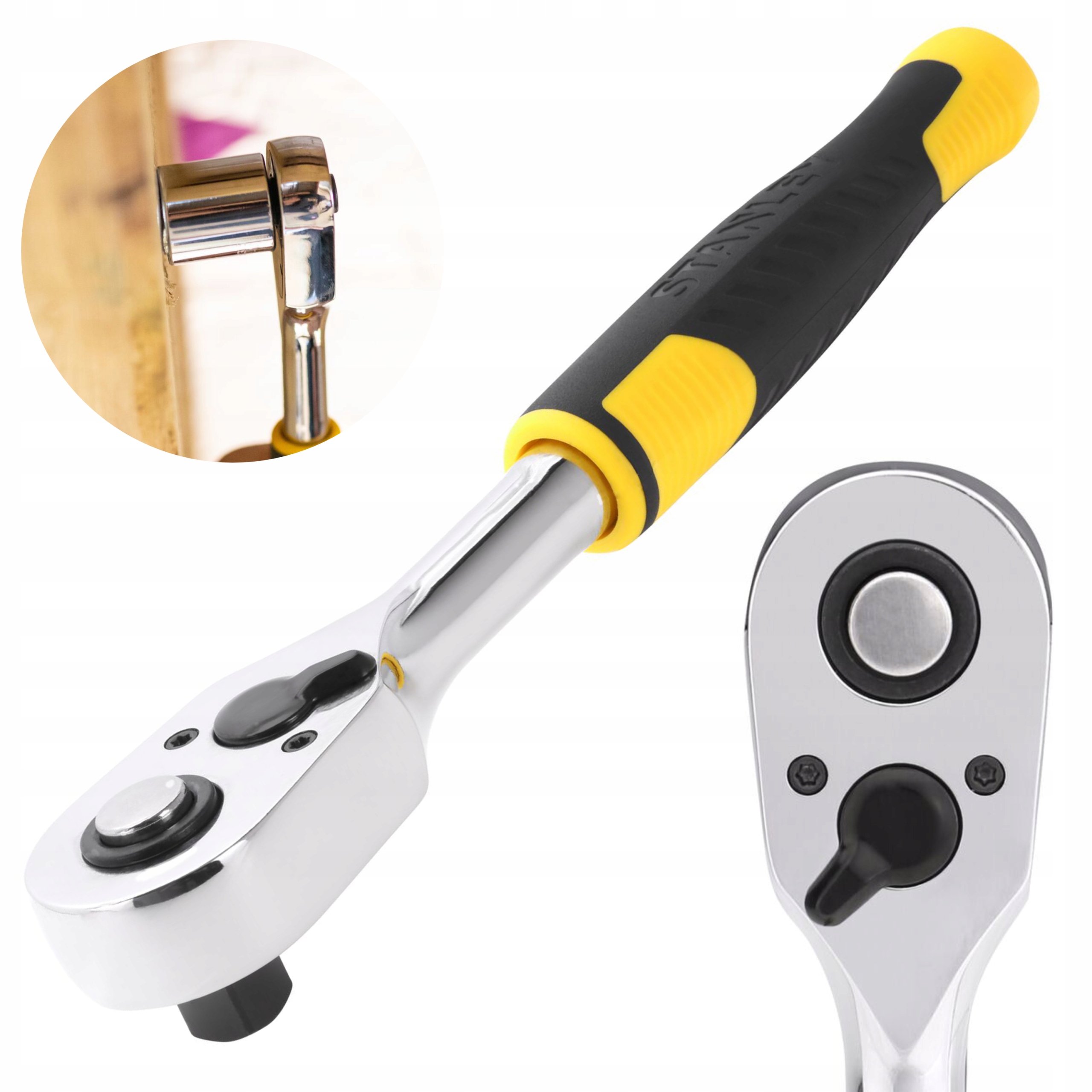 

Stanley STMT82664-0 Grzechotka Klucz 3/8 72 Zęby