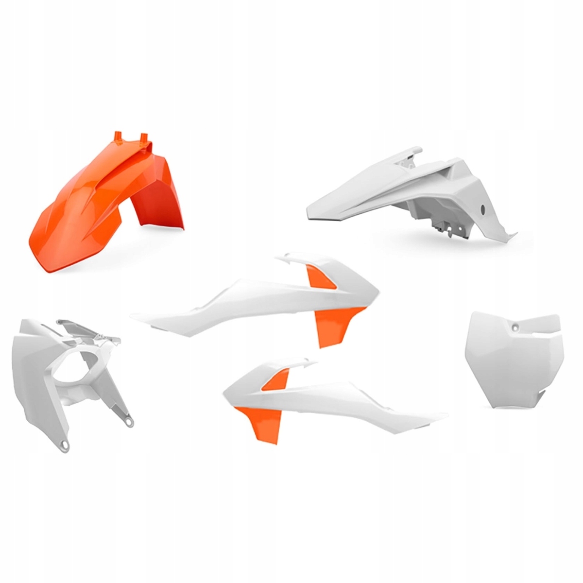 Polisport Sada Plastov Ktm Sx 65 '16-'23, Oem Oranžová/biela