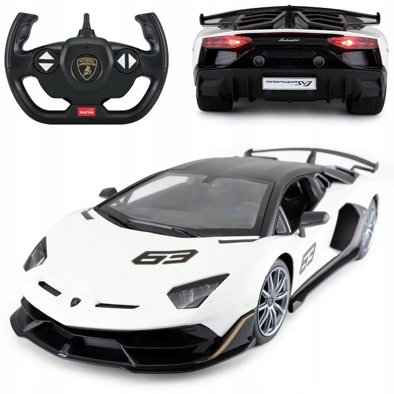 Auto Na Dálkové Ovládání Auto Rc Lamborghini Aventador Svj Led Světla