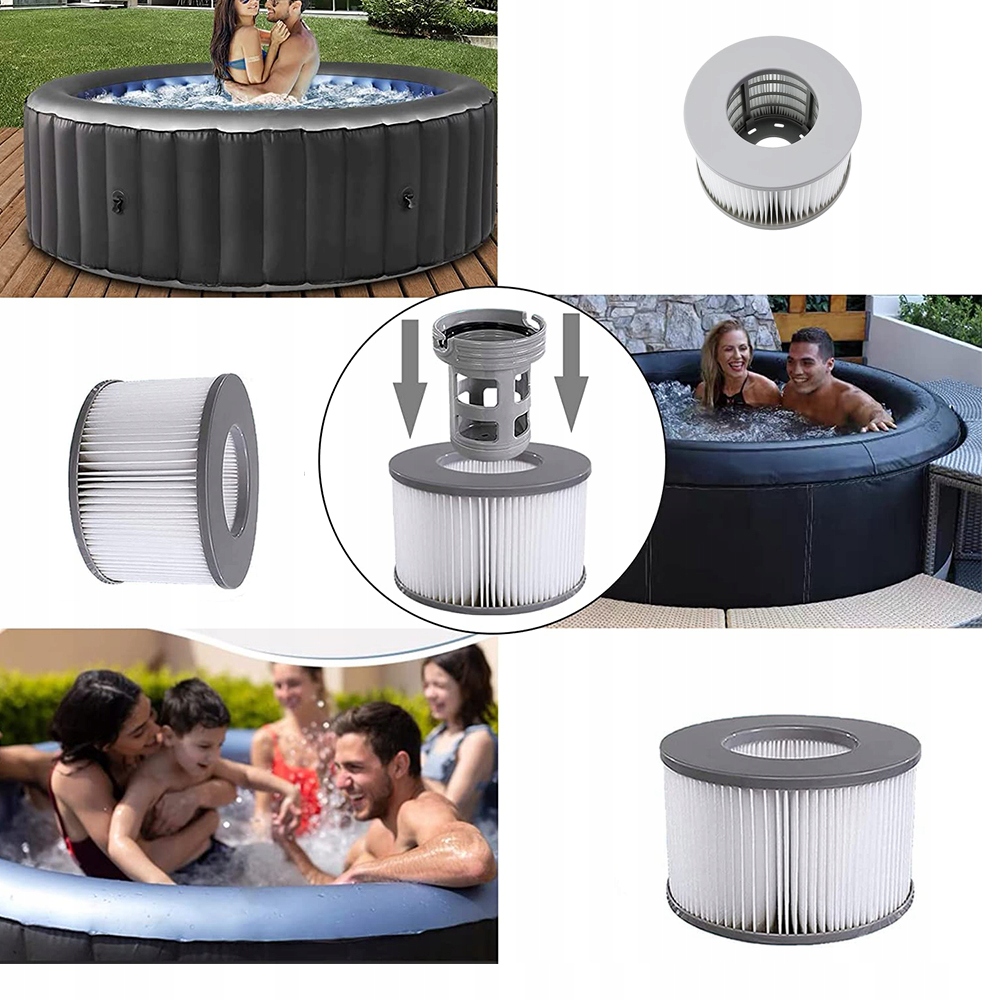 Filtry do jacuzzi do basenów MSPA 4SZT Kod producenta SAFFS486
