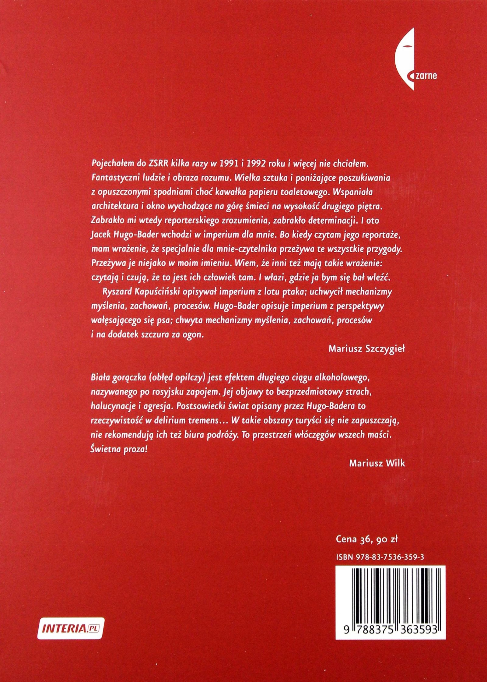 BIAŁA GORĄCZKA - JACEK HUGO-BADER (DIGIPACK) (AUDIOBOOK) (CD) Stan opakowania oryginalne