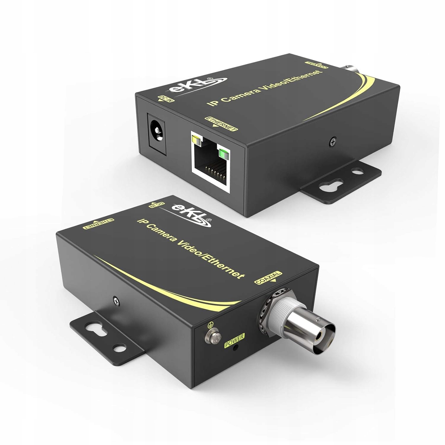 Sada Huasion 2x Ethernetový prodlužovací kabel pro Ip kamery Security Cctv