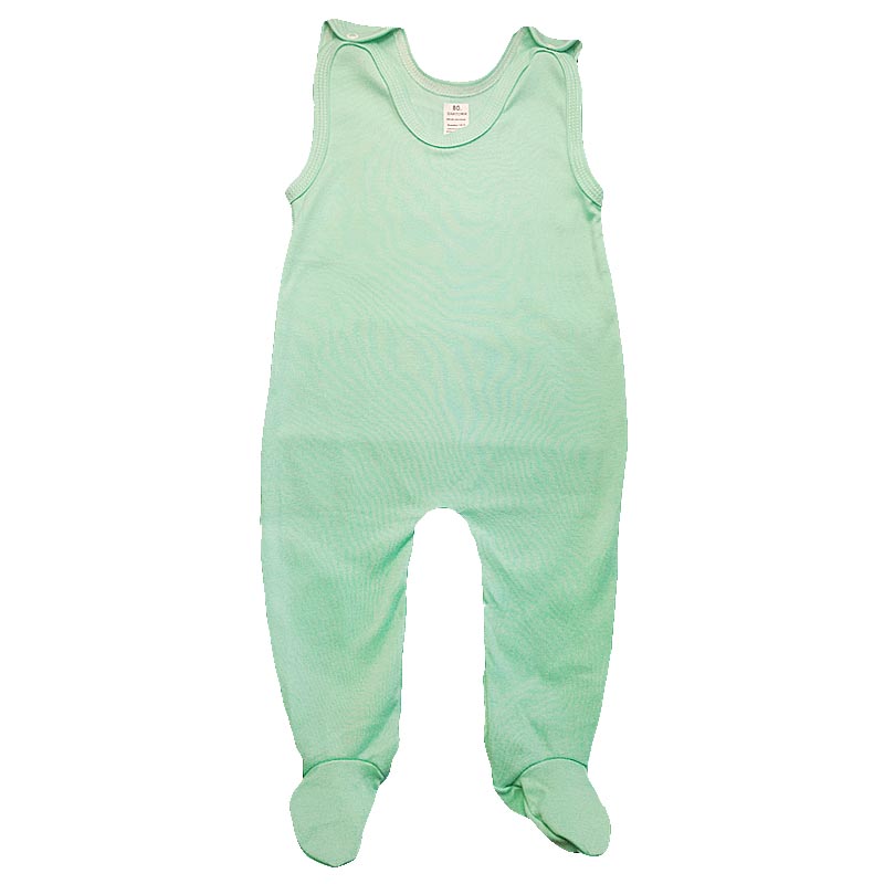 Śpiochy śpioszki ROZPINANE 56 wyprawka miętowe