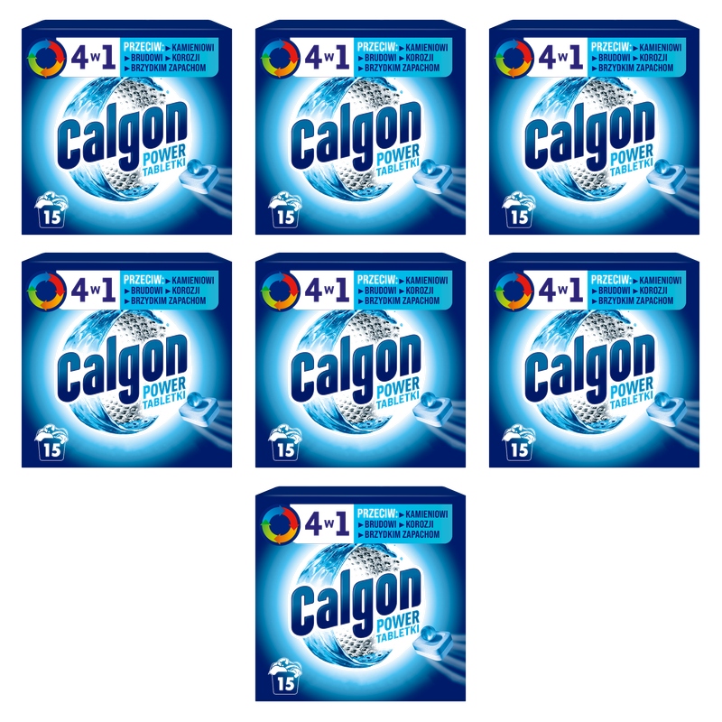 Calgon Tablety na změkčování vody 15 ks X7