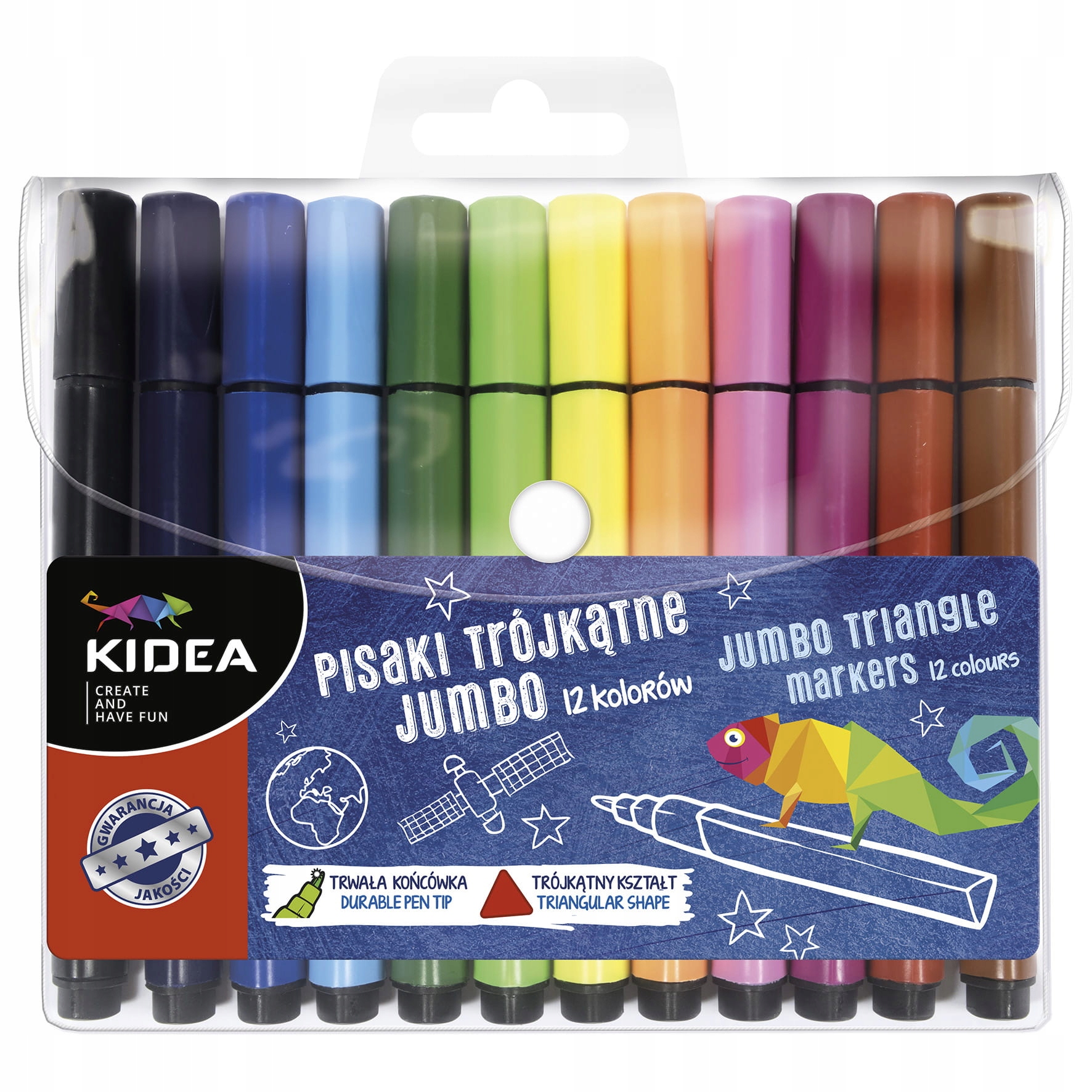 

Pisaki trójkątne Jumbo Kidea