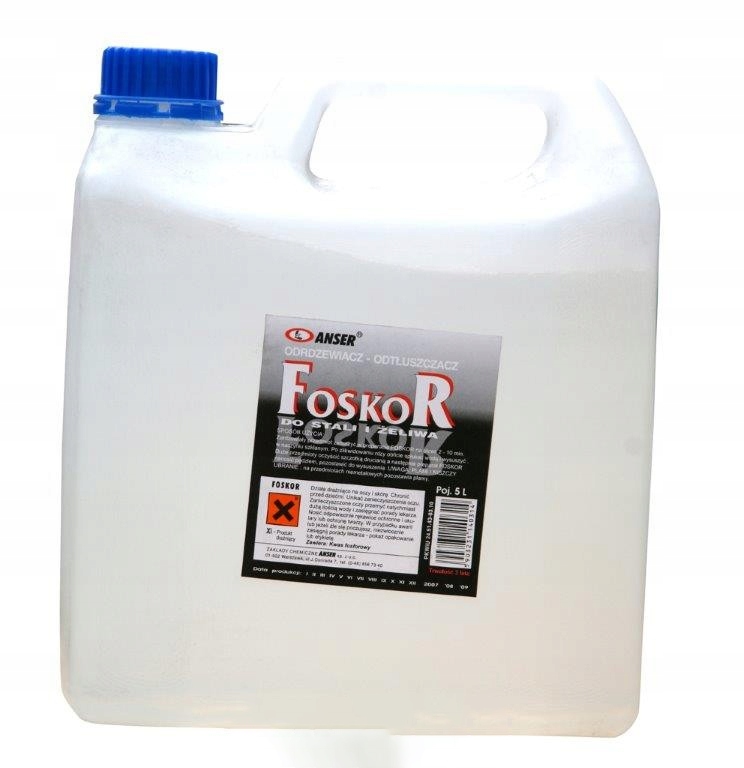 

Fosol Foskor odrdzewiacz Kwas Fosforowy 37% 5L