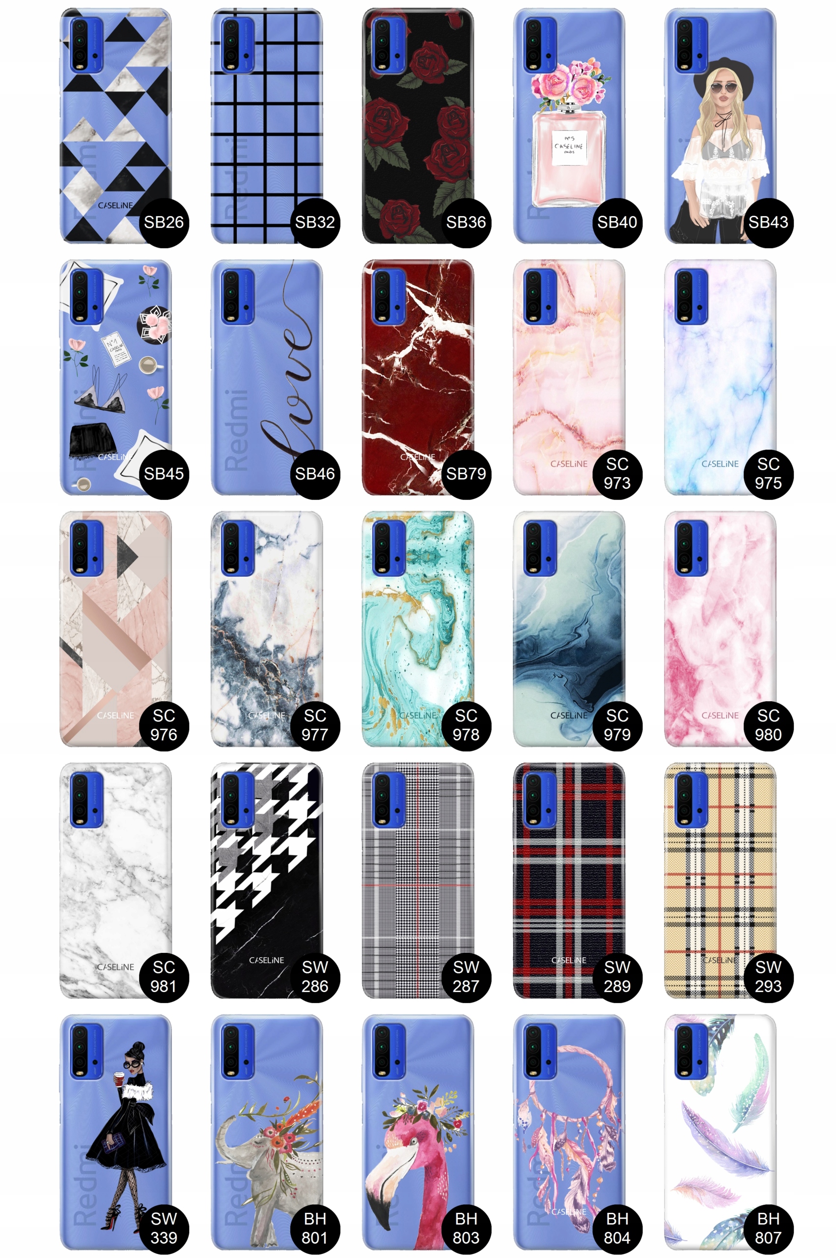 Etui Case do Xiaomi Redmi 9T guma wzory