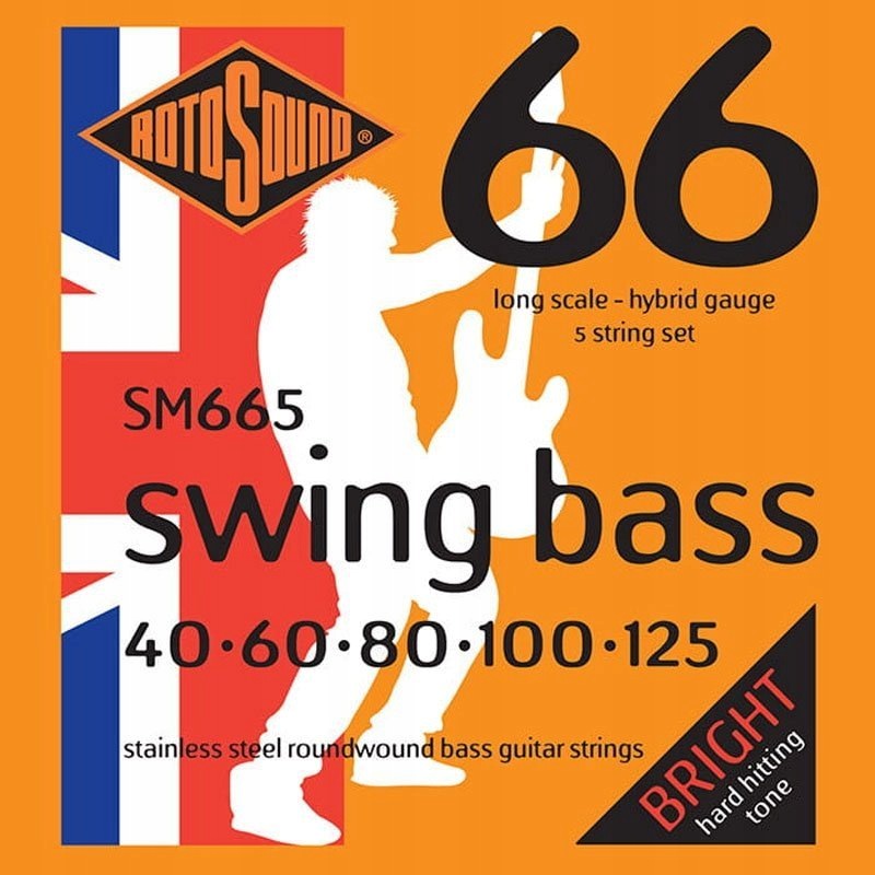Struny Rotosound SM665 Swing Bass 5str (40-125)