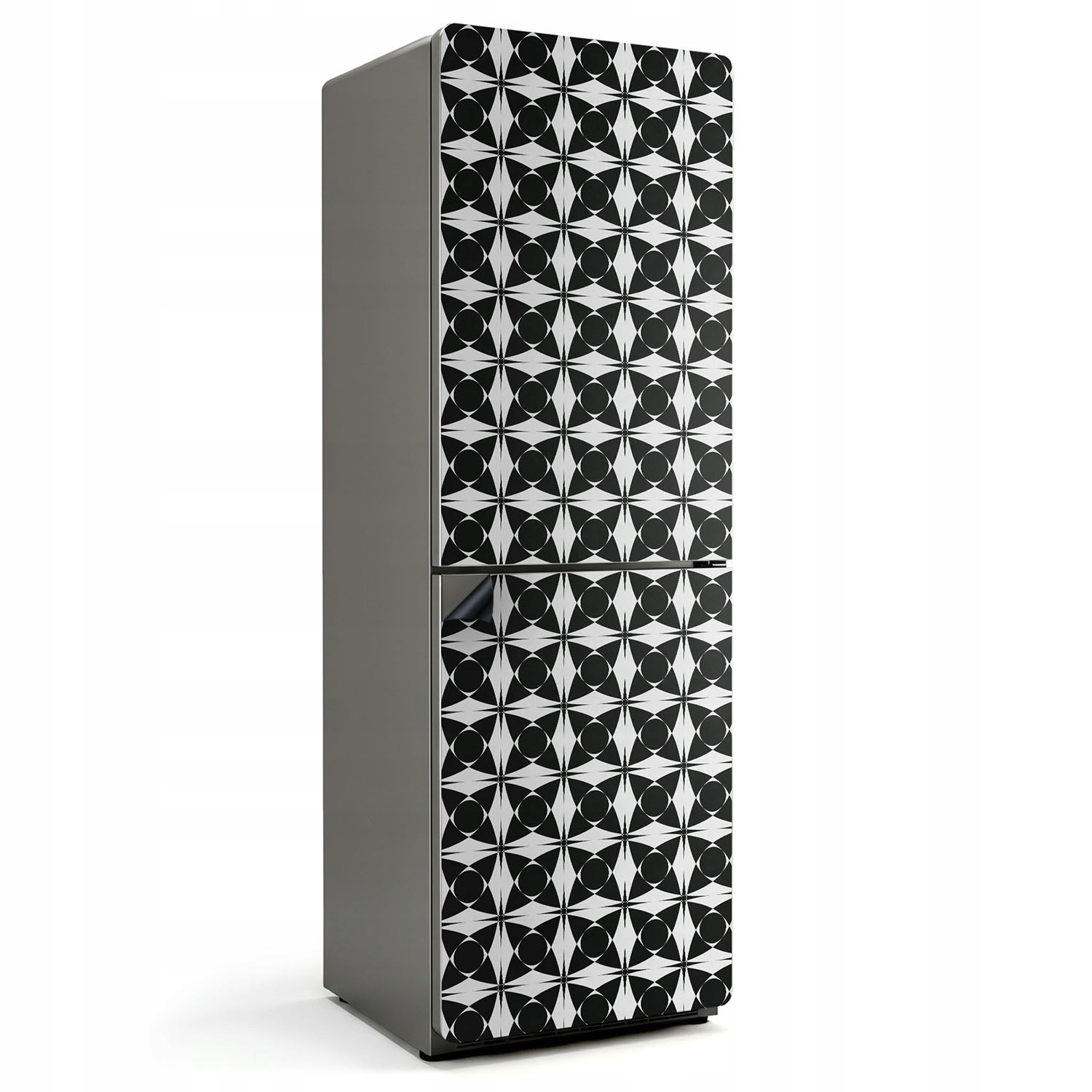 Magnetická kuchyňská podložka na ledničku Geometrický vzor kol a hvězd 60x180