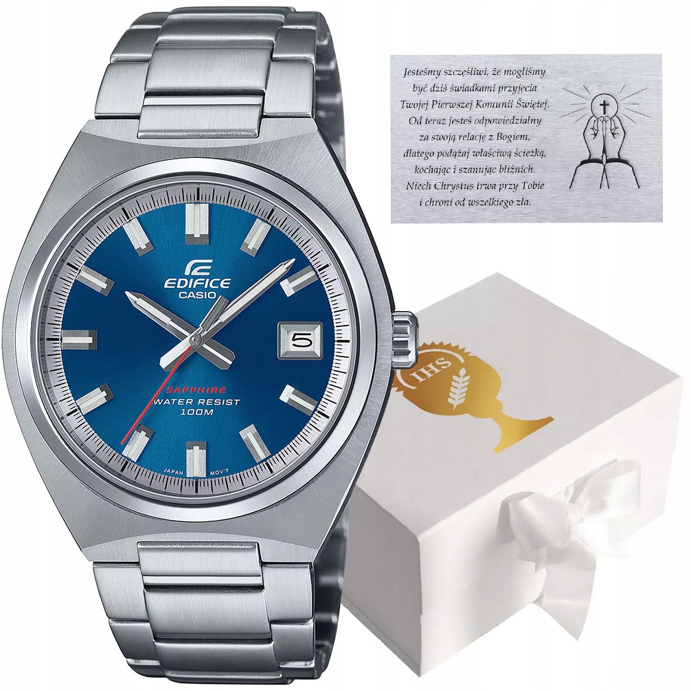 Hodinky Casio Edifice EFB-109D-2AVEF-Svaté Přijímání 10BAR