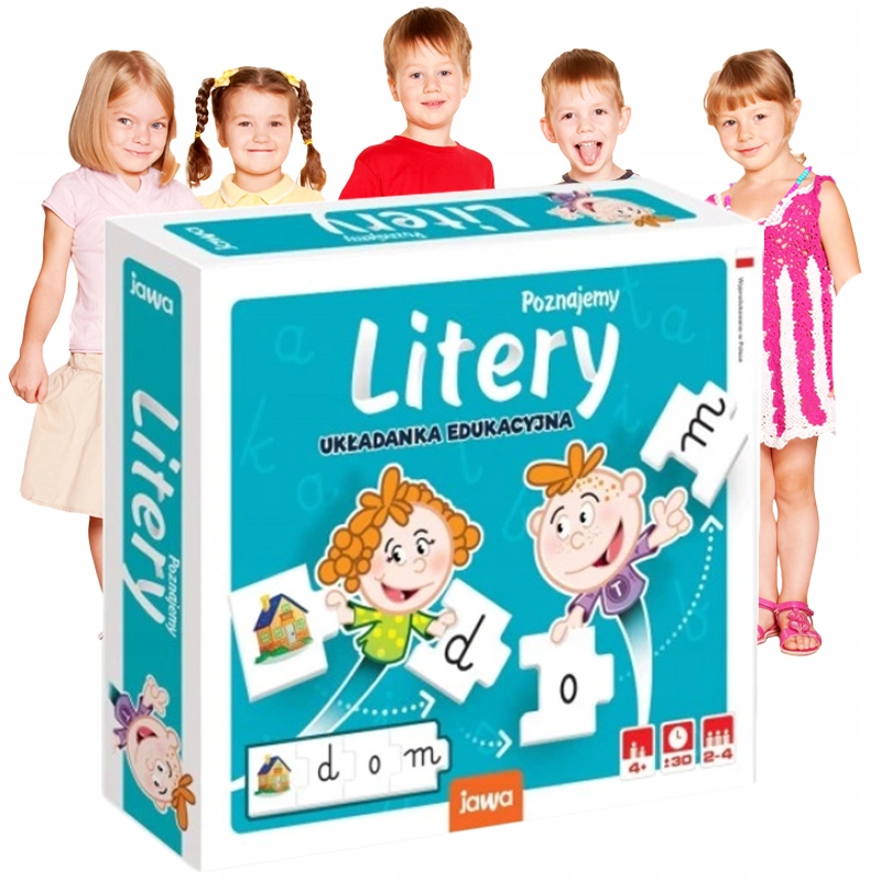 Gra Logiczna Dla Dziecka 6 Latka Poznajemy Litery Jawa Zabawki Edukacyjne