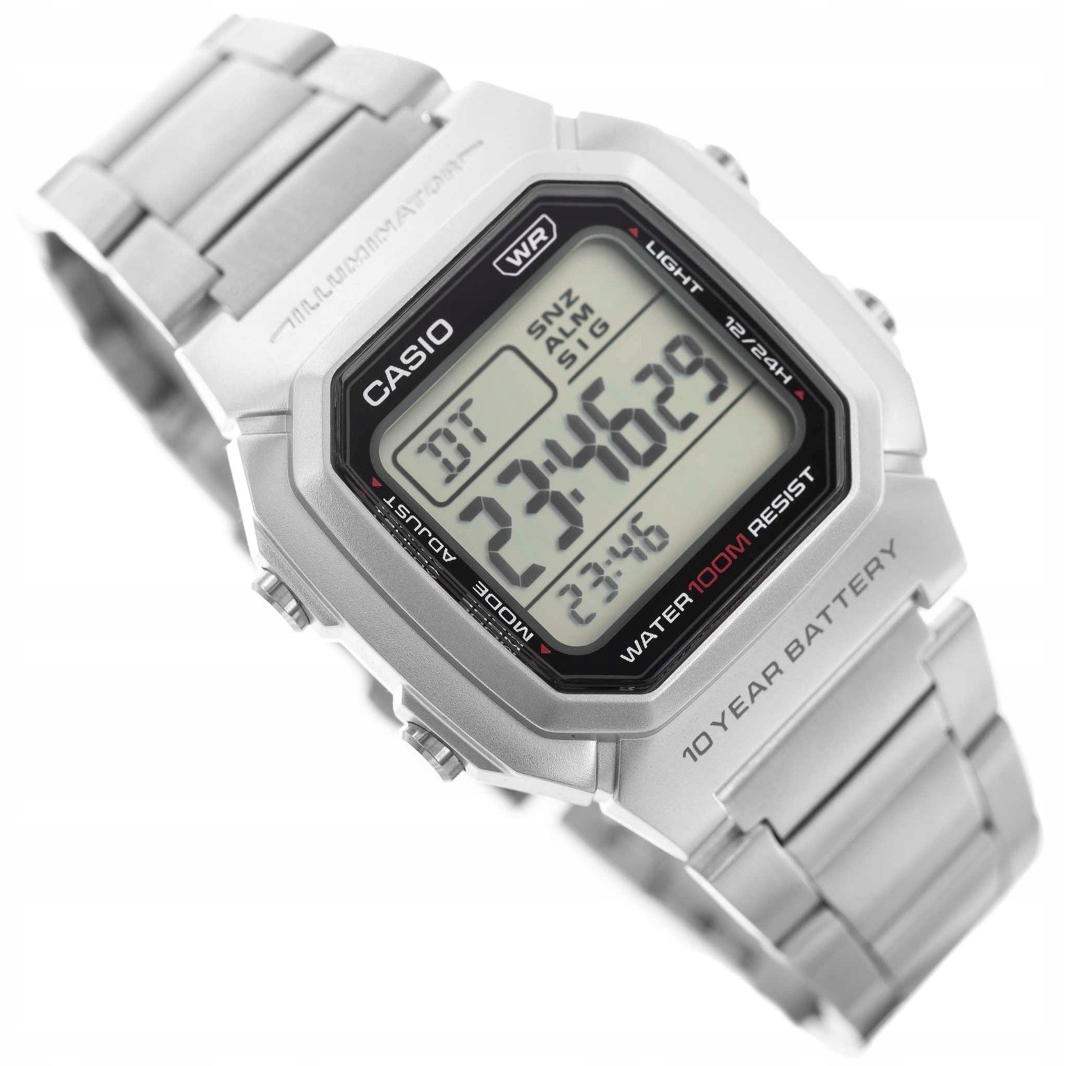 Pánské Hodinky Casio W-800HD-1AVEF Dual-time Alarm