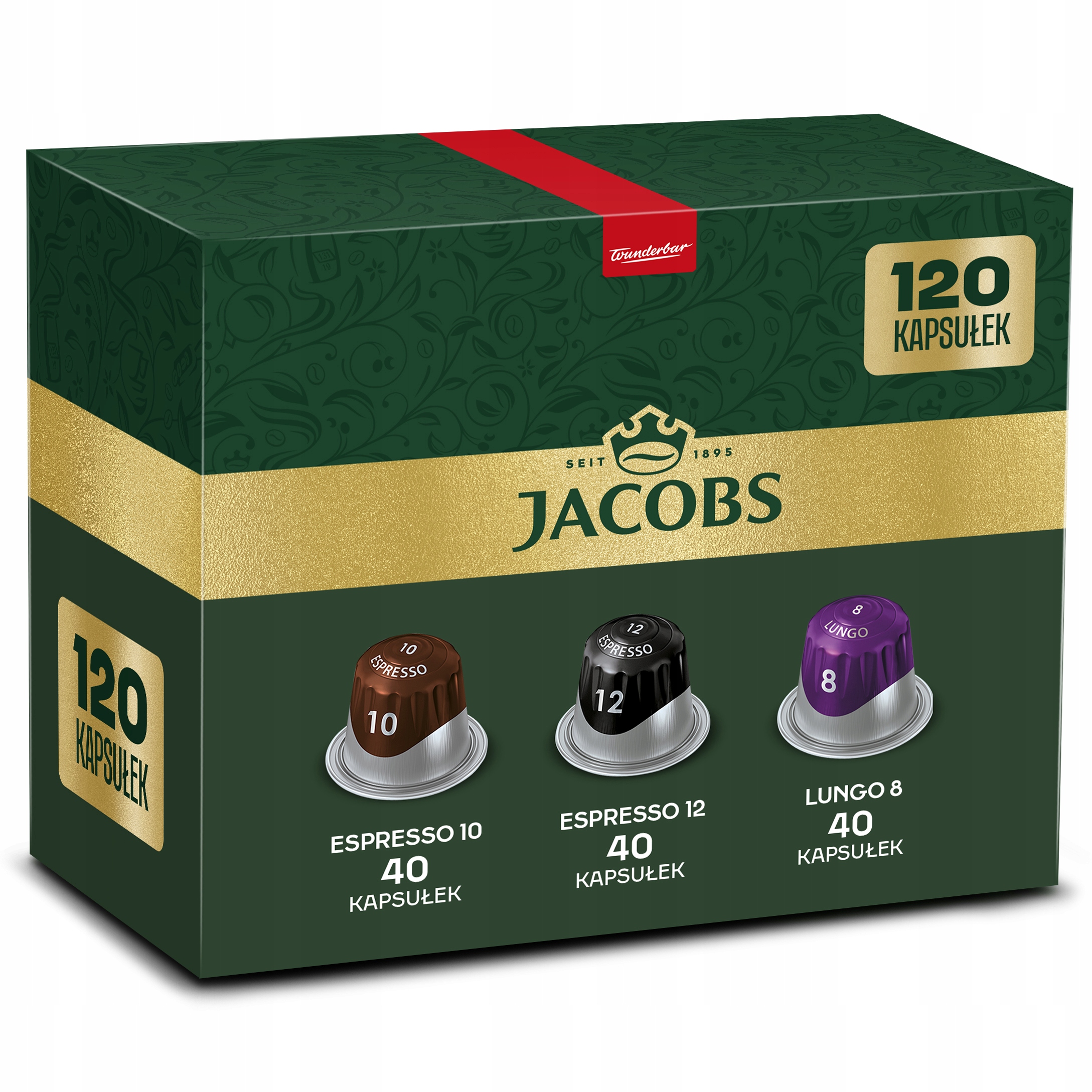 Kapsułki Jacobs Lungo, Espresso do Nespresso(r)*, 10+2 [120 kaw]