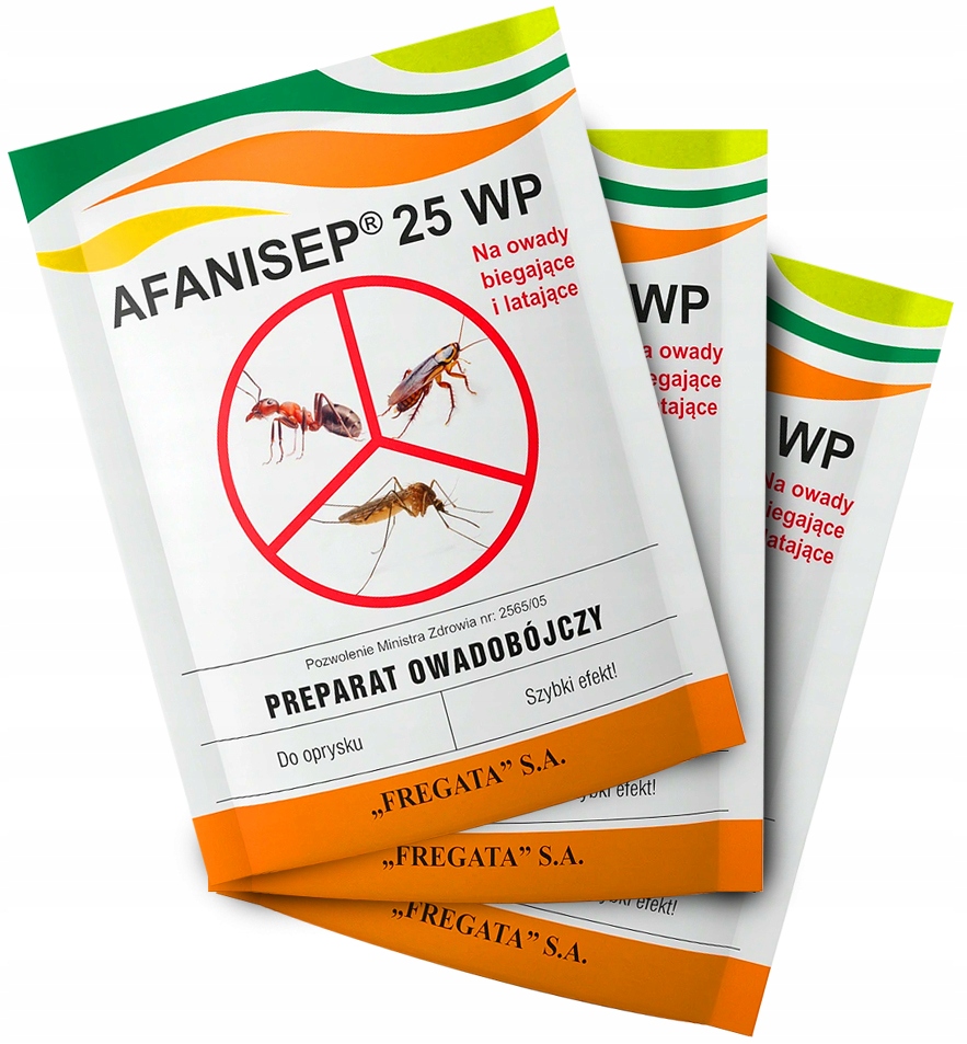 

3xAFANISEP Permetryna Oprysk Kleszcze Komary Muchy