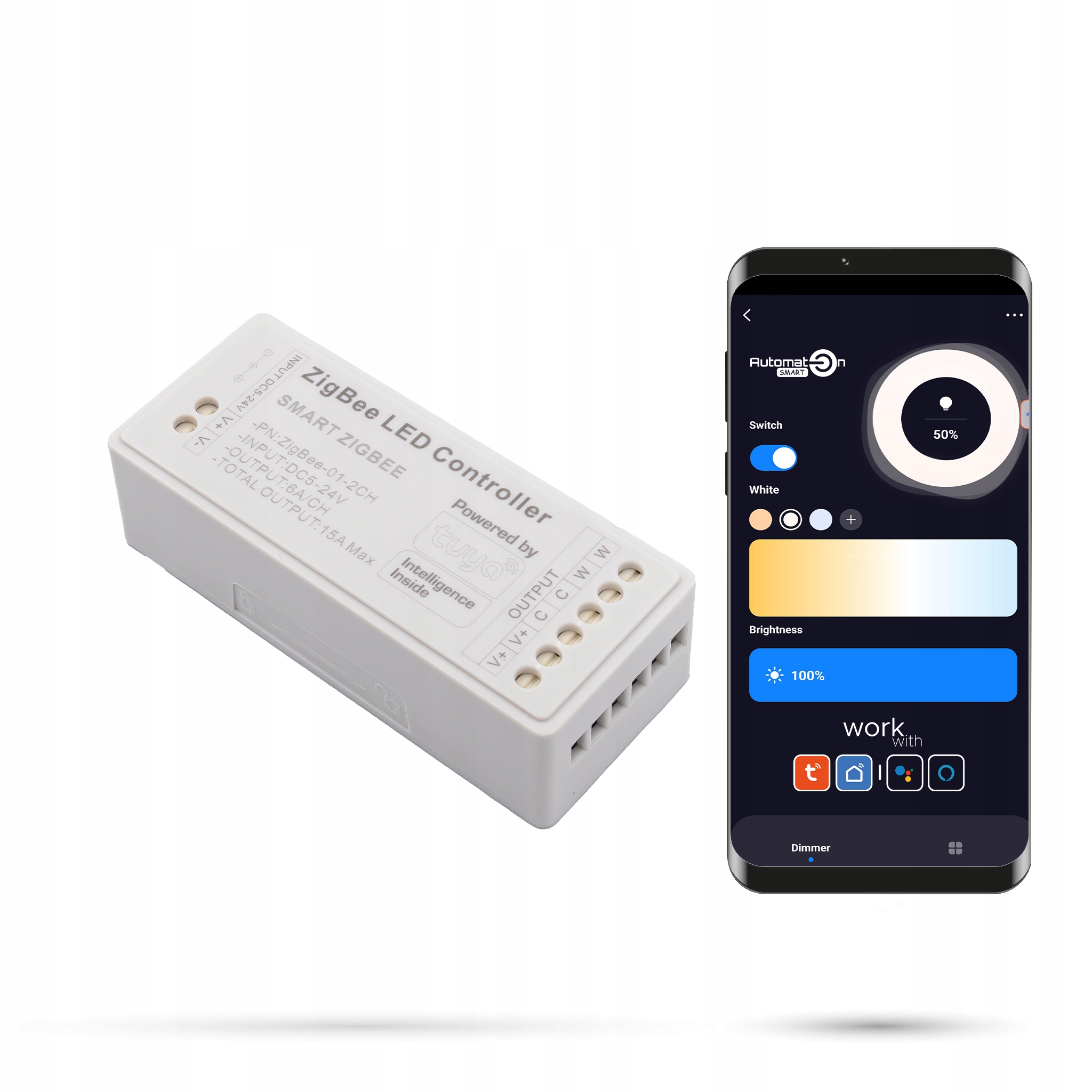 Sterownik do Taśmy Led Zigbee Tuya Cct