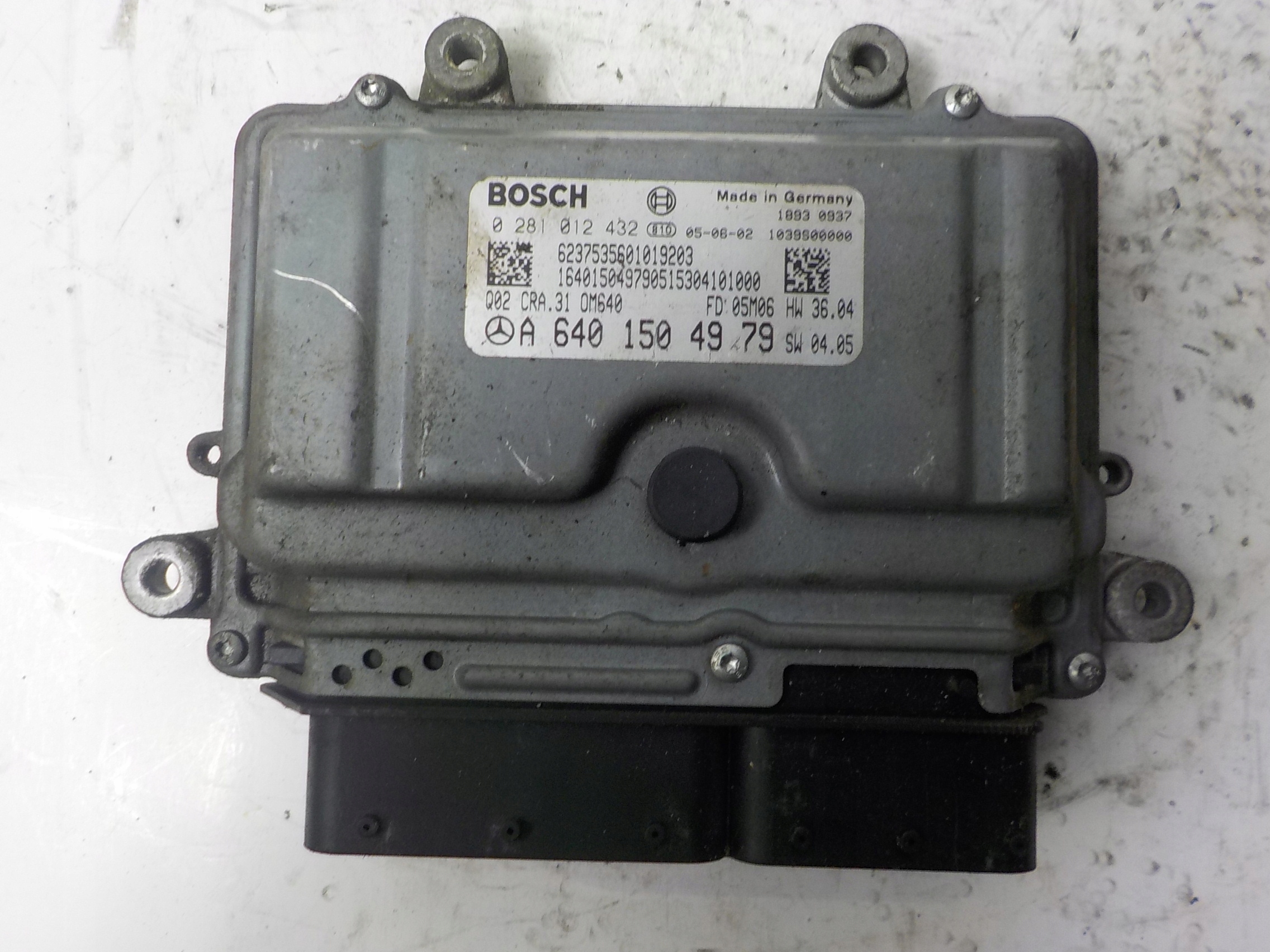 MERCEDES Computer Bedienteil 0281012432 A6401504979