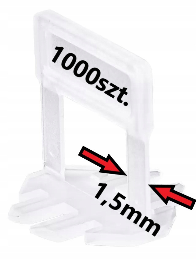 Beorol Klipy Na Vyrovnávanie Dlaždíc 1000ks 1,5mm Pre Raimondi Kubala Solid