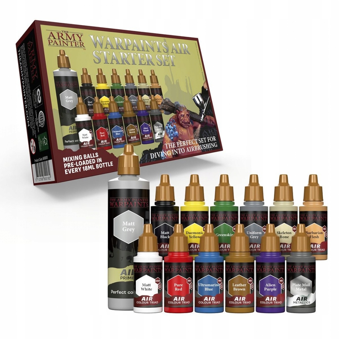 Army painter Warpaints Air Starter Set sada barev