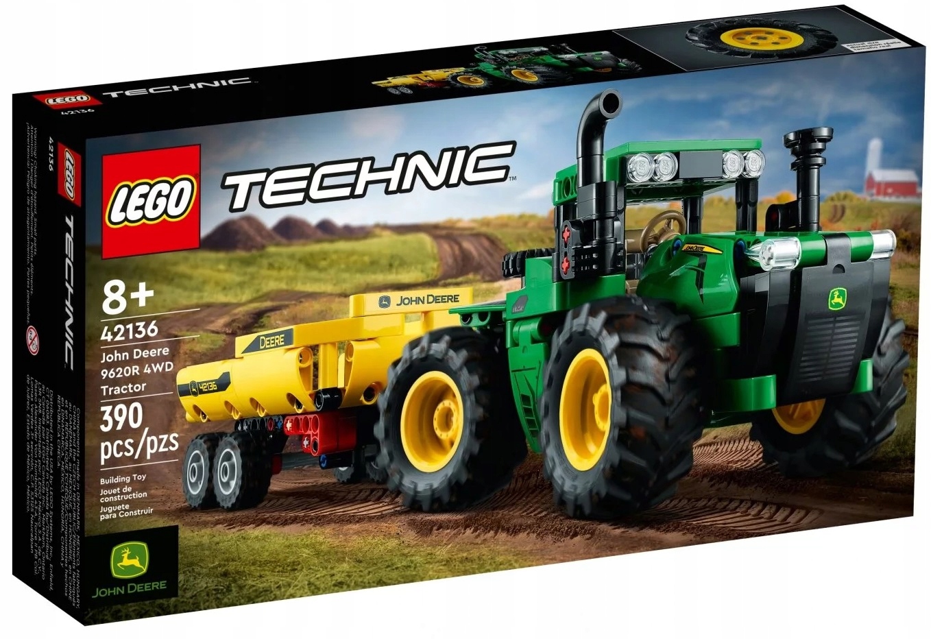 LEGO Technic Traktor John Deere 9620R 4WD 42136 Marka LEGO